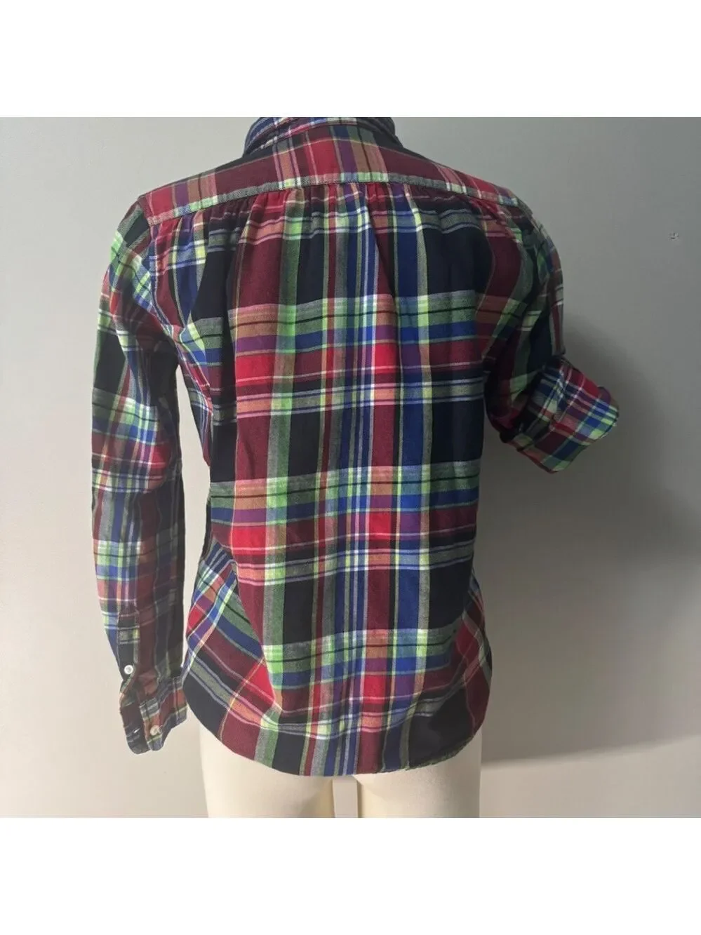 Ralph Lauren Multicolor Plaid Button-Down Shirt 16